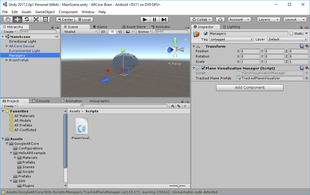 ARCore screenshot - 10 beste VR-Engines für immersive Erlebnisse im Jahr 2026