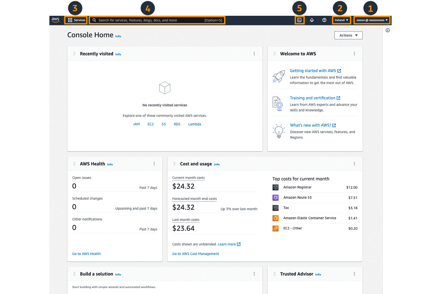 Amazon Web Services (AWS) screenshot - 10 meilleurs fournisseurs IaaS pour externaliser votre infrastructure 2026