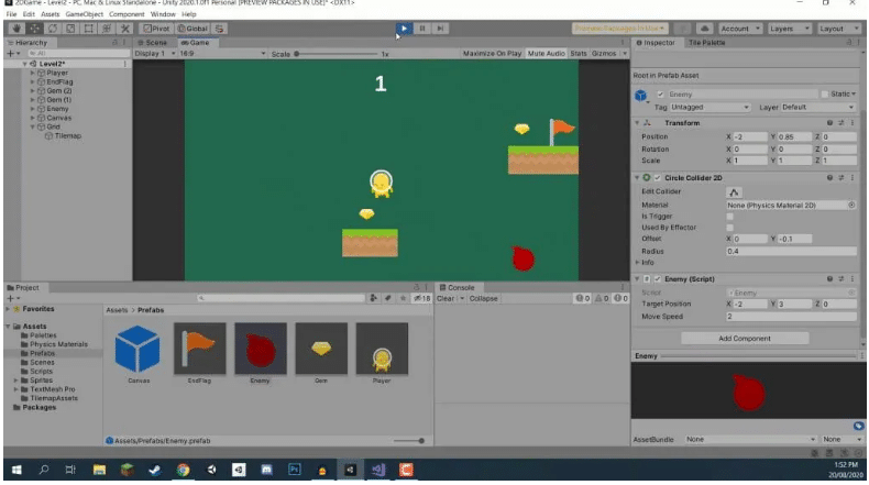Unity Engine screenshot - 10 meilleurs moteurs VR pour des expériences immersives en 2026