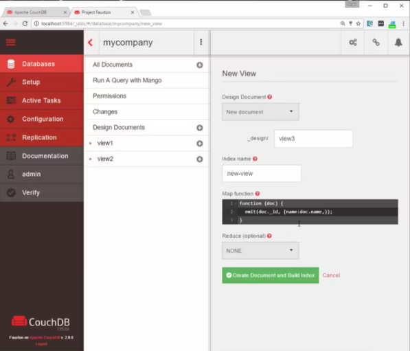 Apache CouchDB screenshot - Guide des 15 Meilleurs Logiciels de Base de Données SQL en 2026