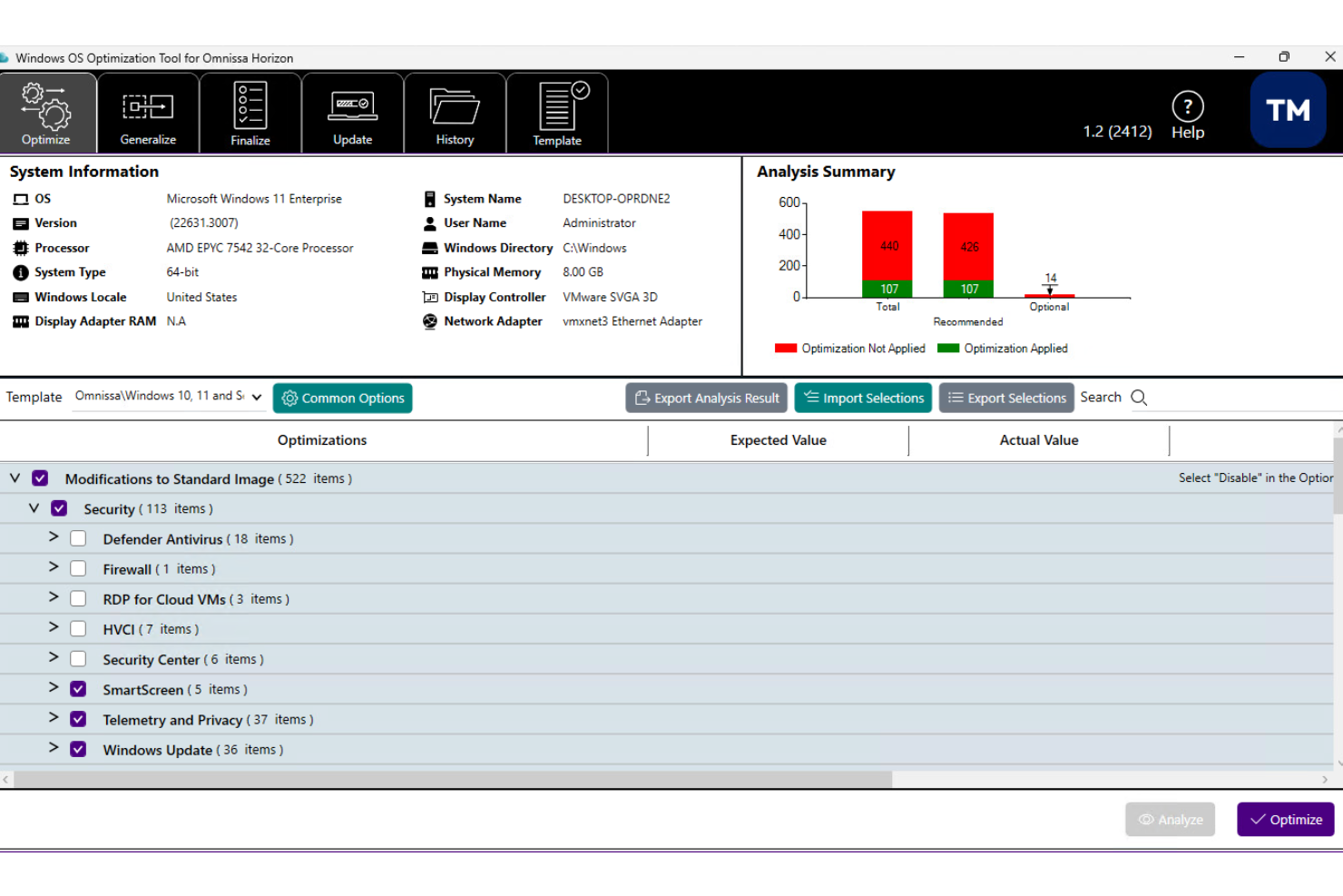 Omnissa Horizon screenshot - 10 meilleures solutions VDI de 2026