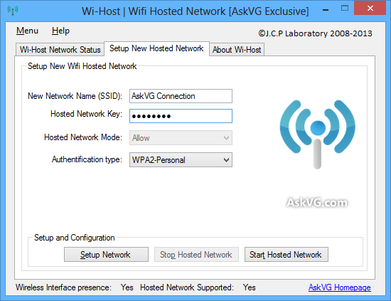 Wi-Host screenshot - 10 Beste Virtuelle Router im Test 2026