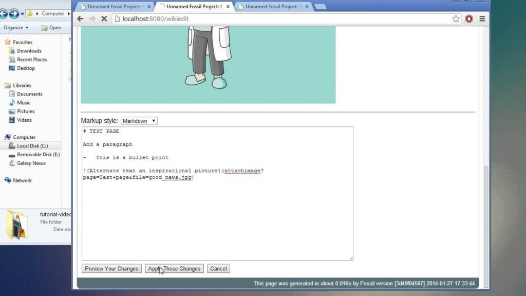 Fossil SCM screenshot - Top 10 Versionskontrollsysteme – Der Kaufratgeber