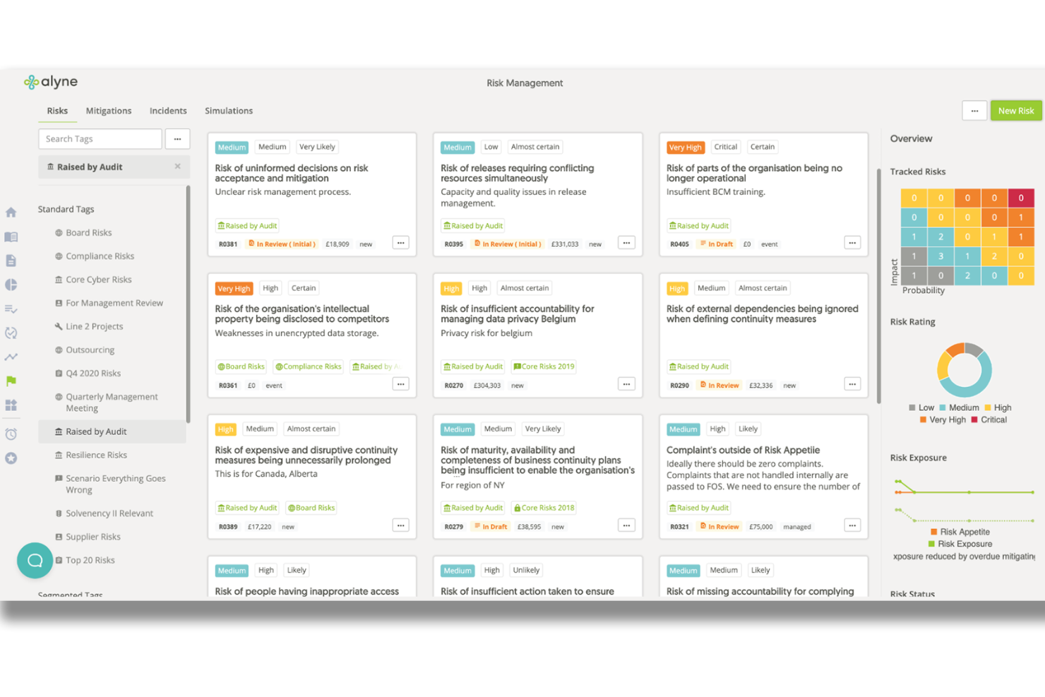 Mitratech Alyne screenshot - Top 10 Outils d’Évaluation des Risques de Sécurité de 2026
