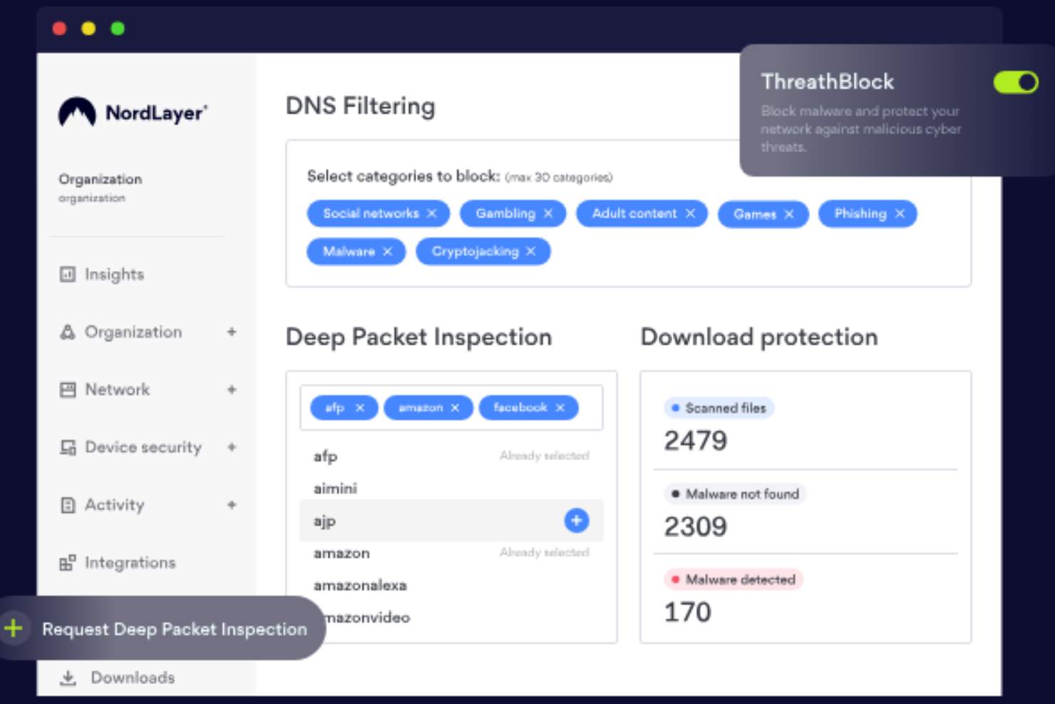 NordLayer screenshot - 10 Beste Unified Threat Management Software im Jahr 2026
