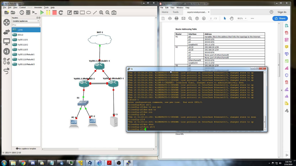 VyOS screenshot - 10 Beste Virtuelle Router im Test 2026