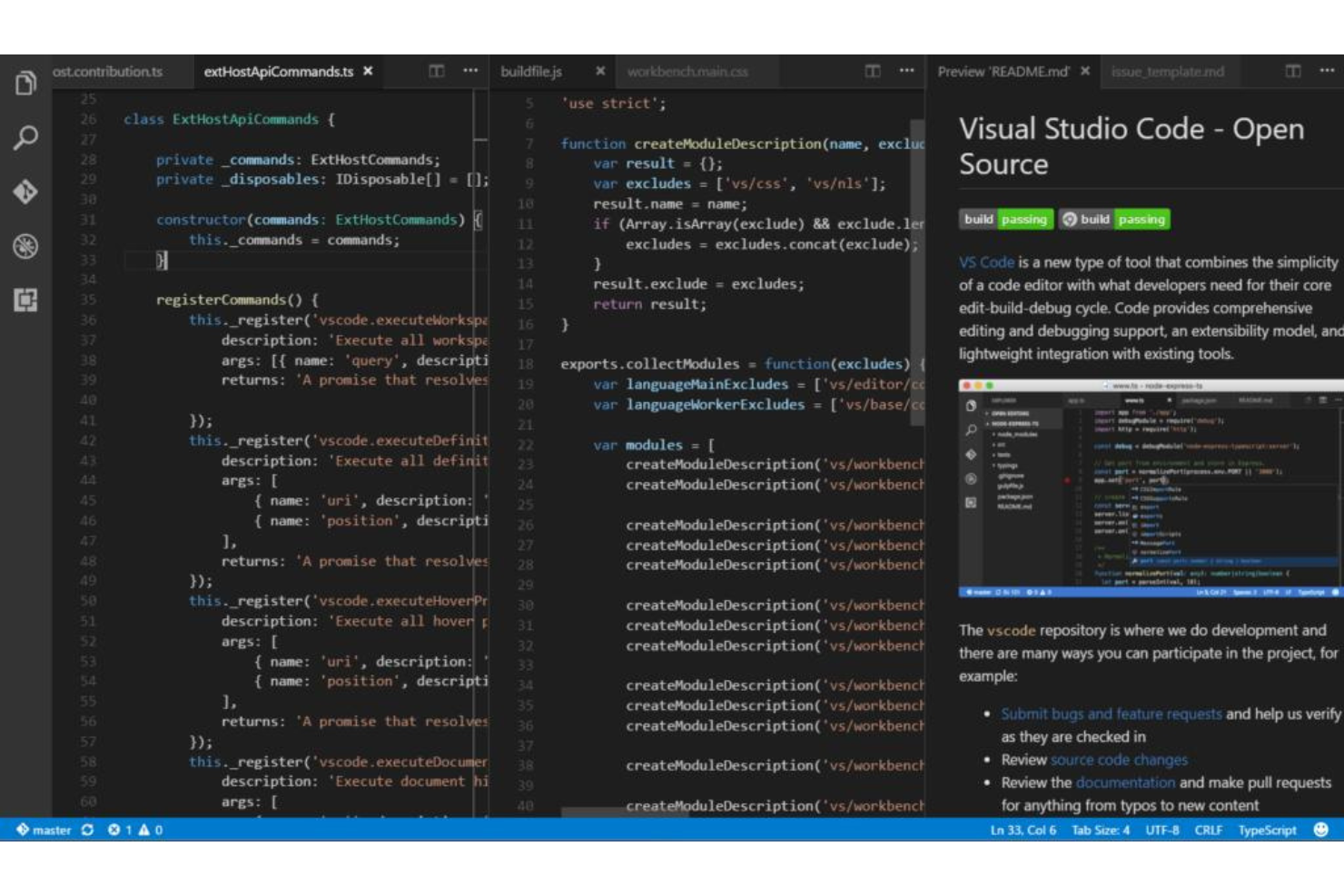 Visual Studio Code screenshot - 10 Meilleurs Logiciels d’Éditeur de Texte pour la Programmation en 2026