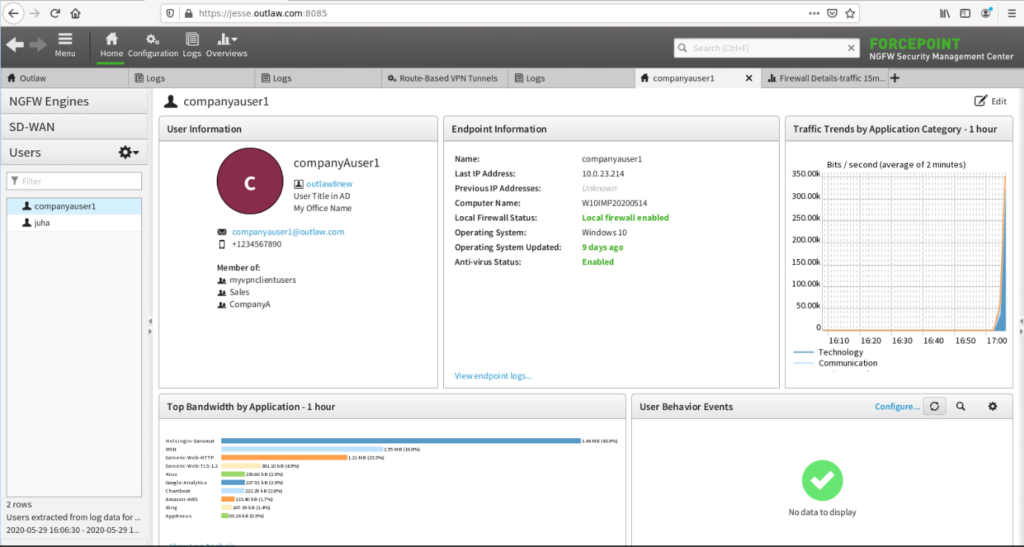 Forcepoint NGFW screenshot - Les 10 meilleurs logiciels de gestion unifiée des menaces en 2026