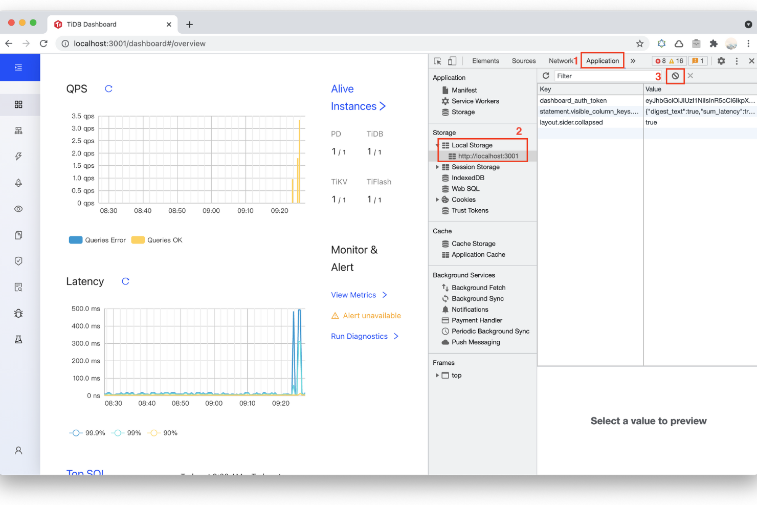 TiDB screenshot - Explorer les 10 Meilleurs Logiciels de Base de Données Relationnelle de 2026