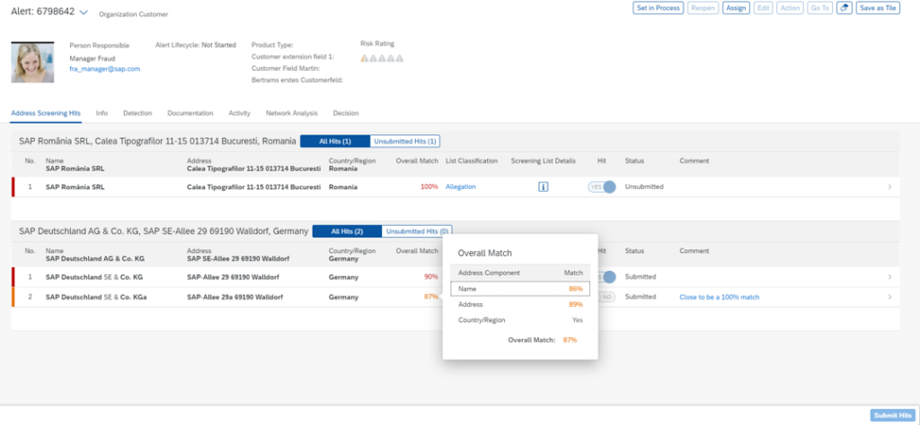 SAP Access Control screenshot - 10 meilleurs logiciels de contrôle d’accès réseau de 2026