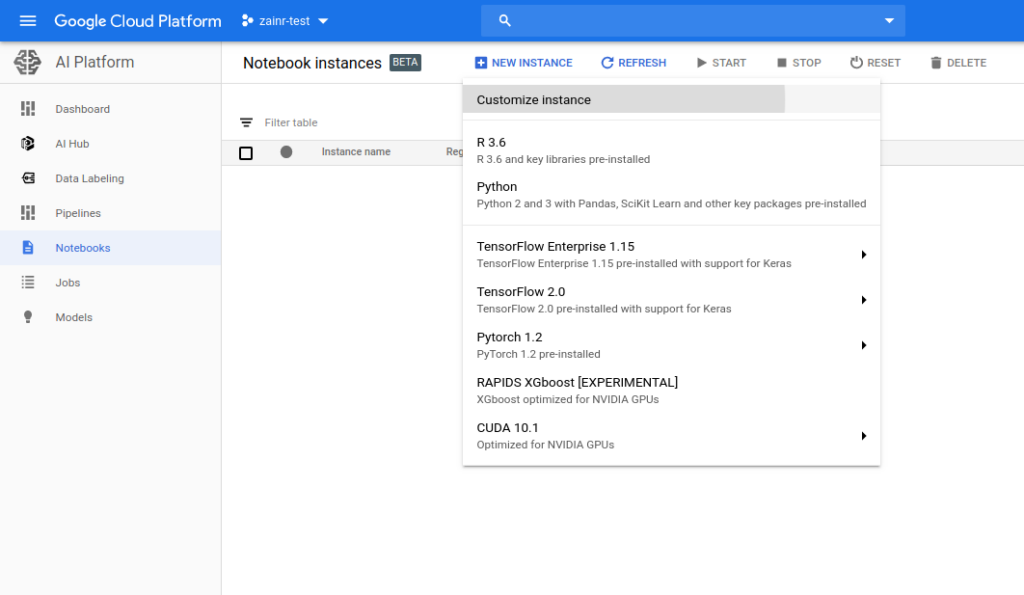 Google Cloud Deep Learning Containers screenshot - Dresser la Liste des 10 Meilleurs Logiciels de Réseau de Neurones de 2026