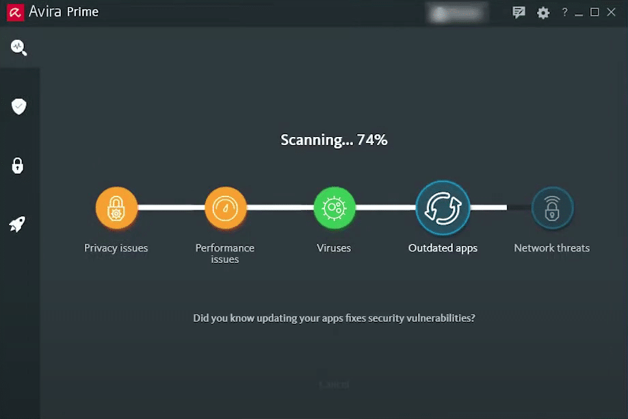 Avira Prime screenshot - 10 Meilleurs Logiciels de Sécurité Réseau de 2026