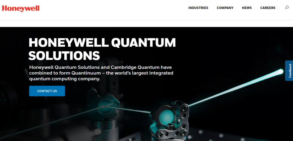 Honeywell Quantum Solutions screenshot - Guide des 10 meilleurs logiciels d’informatique quantique en nuage de 2026