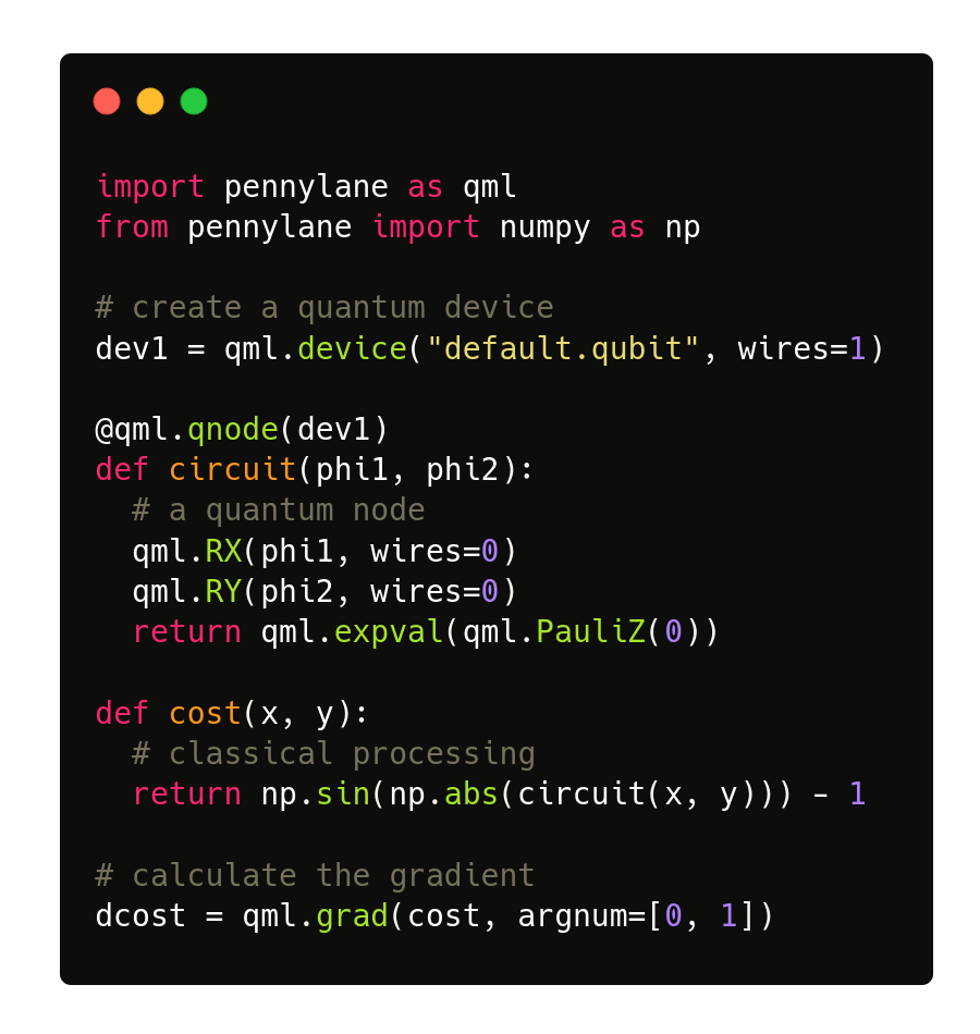 Xanadu PennyLane screenshot - Guide des 10 meilleurs logiciels d’informatique quantique de 2026