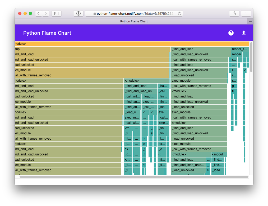 Pyinstrument screenshot - 10 Meilleurs Outils de Profilage Pour Améliorer la Performance en 2026