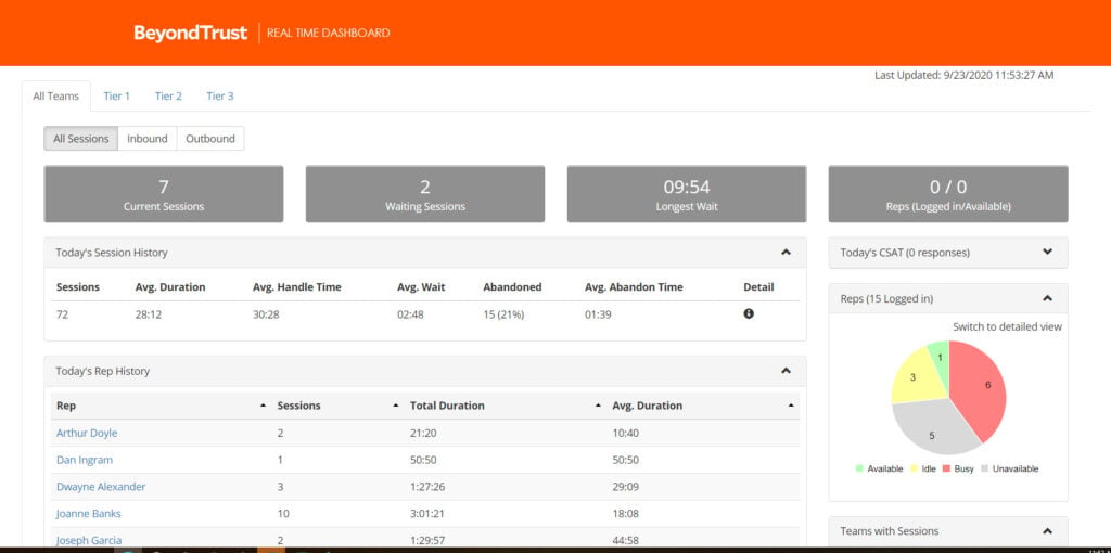 BeyondTrust screenshot - 10 Beste Tools für privilegiertes Zugriffsmanagement 2026