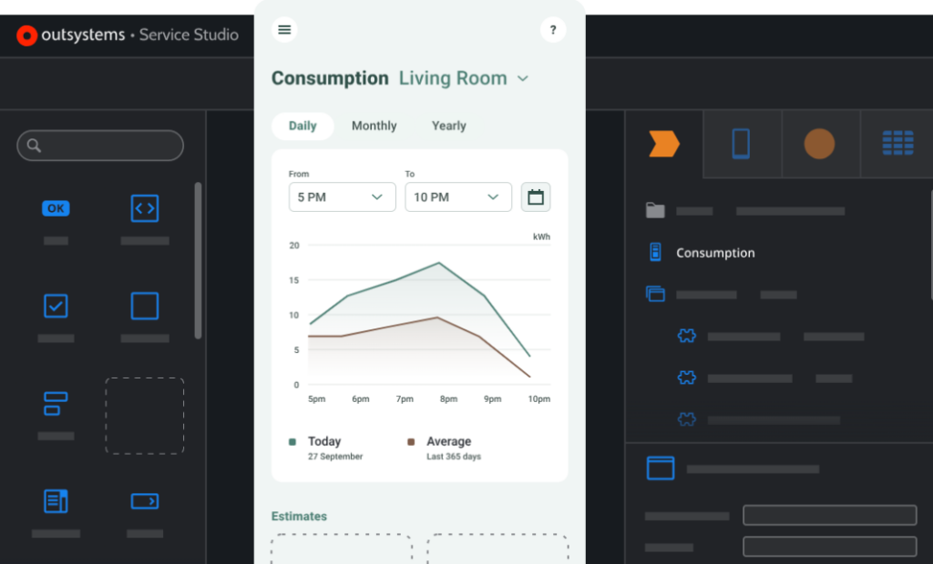 OutSystems screenshot - 10 Beste Low-Code-Entwicklungsplattformen im Jahr 2026