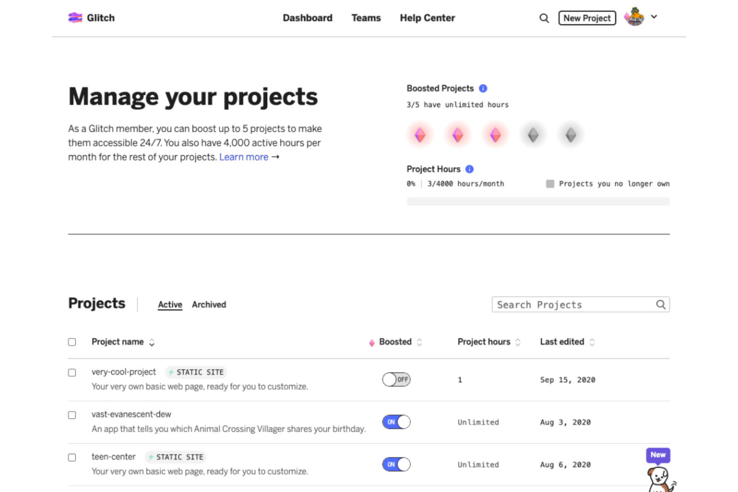 Glitch screenshot - 10 meilleurs outils de programmation en binôme examinés en 2026