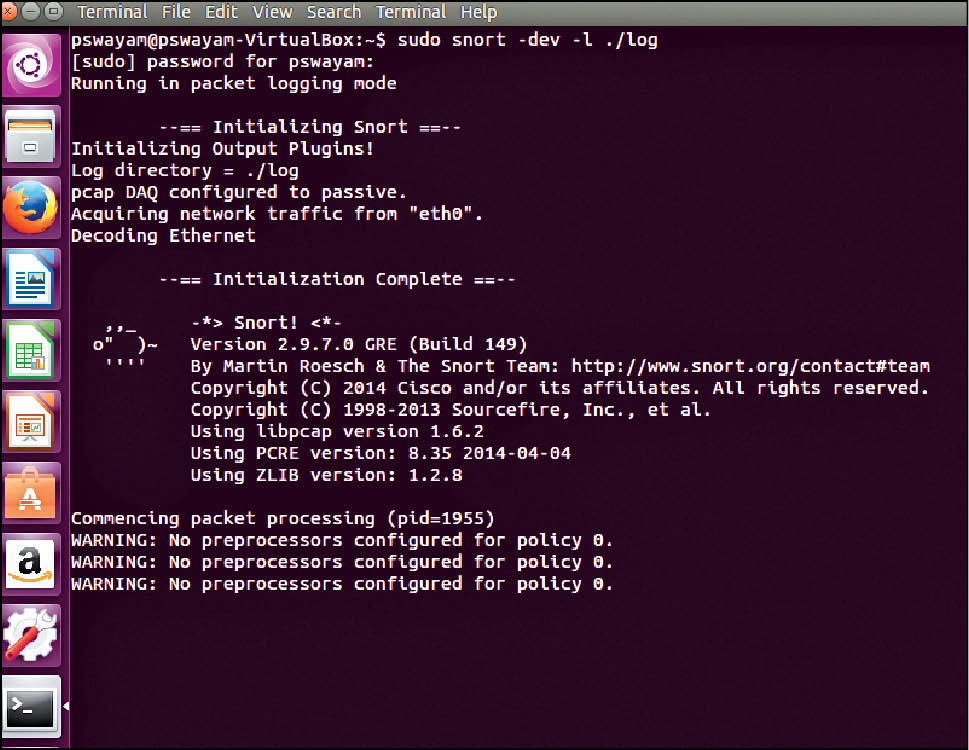 Snort screenshot - 10 Meilleurs Analyseurs de Paquets de 2026