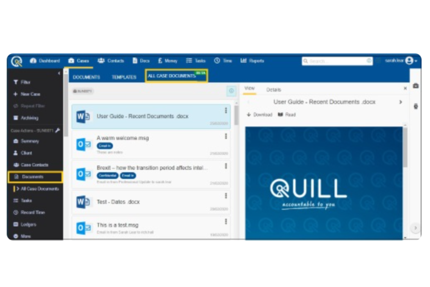 Quill screenshot - Les 10 meilleurs logiciels de génération de langage naturel de 2026