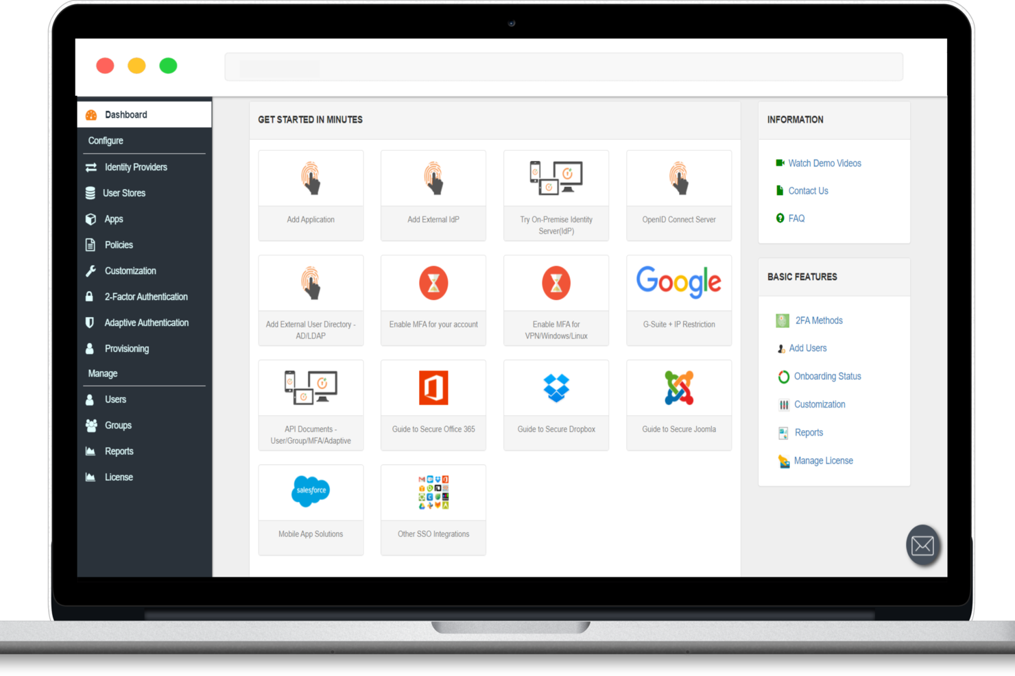 miniOrange screenshot - 10 Meilleurs Logiciels d’Authentification Multifacteur de 2026
