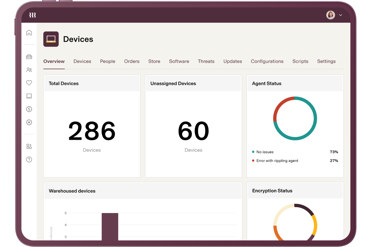 Rippling IT screenshot - 10 meilleurs outils de gestion des applications mobiles de 2026