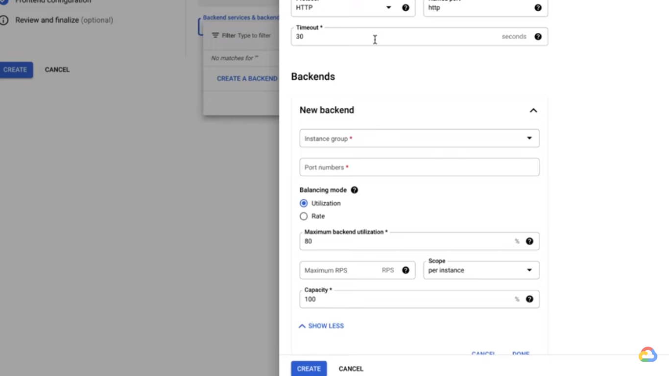 Google Cloud Load Balancing screenshot - 10 Meilleurs Logiciels d’Équilibrage de Charge Passés en Revue en 2026