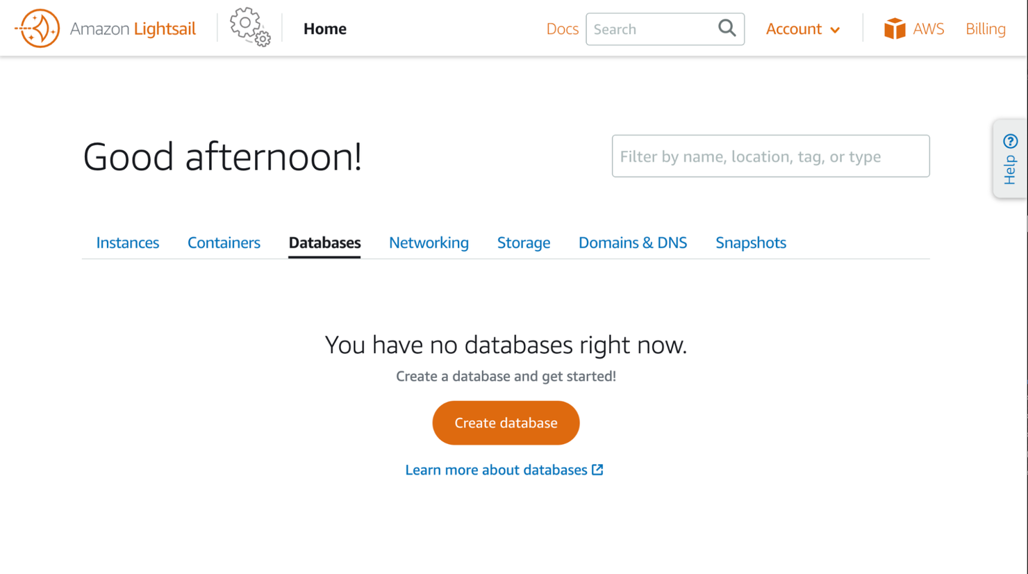 Amazon Lightsail screenshot - 10 Meilleurs Logiciels d’Équilibrage de Charge Passés en Revue en 2026