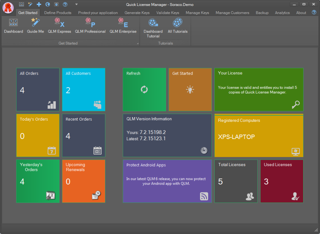 Soraco screenshot - 10 Meilleurs Logiciels de Gestion de Licences Passés en Revue en 2026