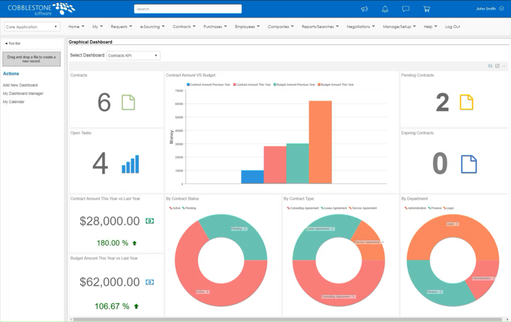 Cobblestone Software screenshot - Die Top 10 IT-Vertragsmanagement-Softwarelösungen des Jahres 2026
