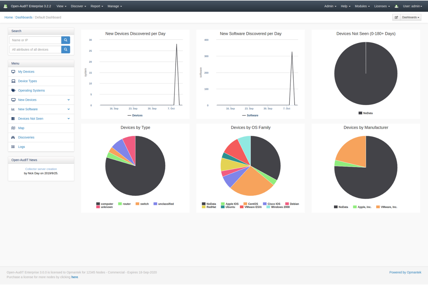 Open-AudIT screenshot - 20 beste IT-Inventarverwaltungssoftware 2026