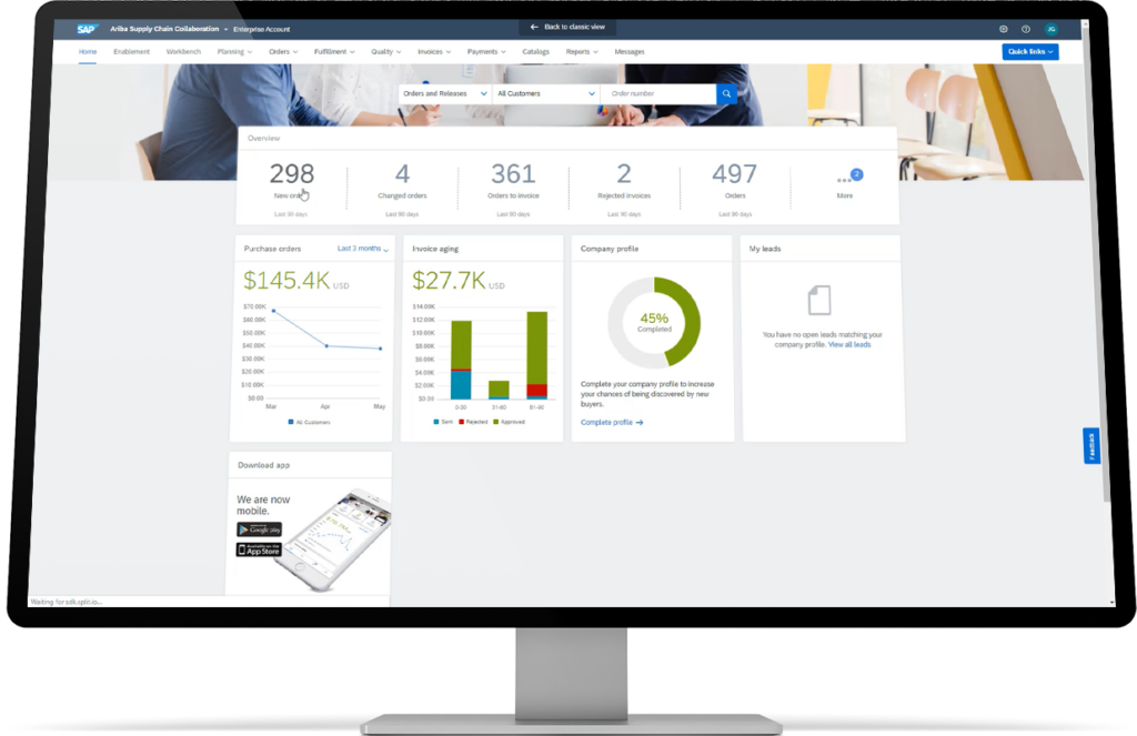 SAP Ariba screenshot - 10 meilleurs logiciels d’approvisionnement informatique passés en revue en 2026
