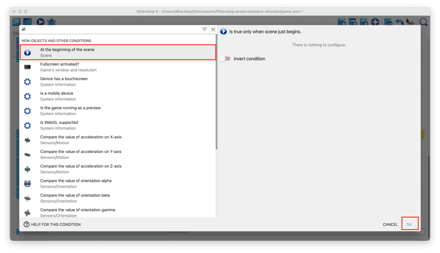 GDevelop screenshot - 10 meilleurs logiciels de développement de jeux en 2026