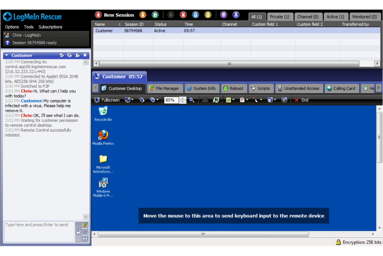 LogMeIn screenshot - Top 10 Beste IoT-Analyseplattformen 2026