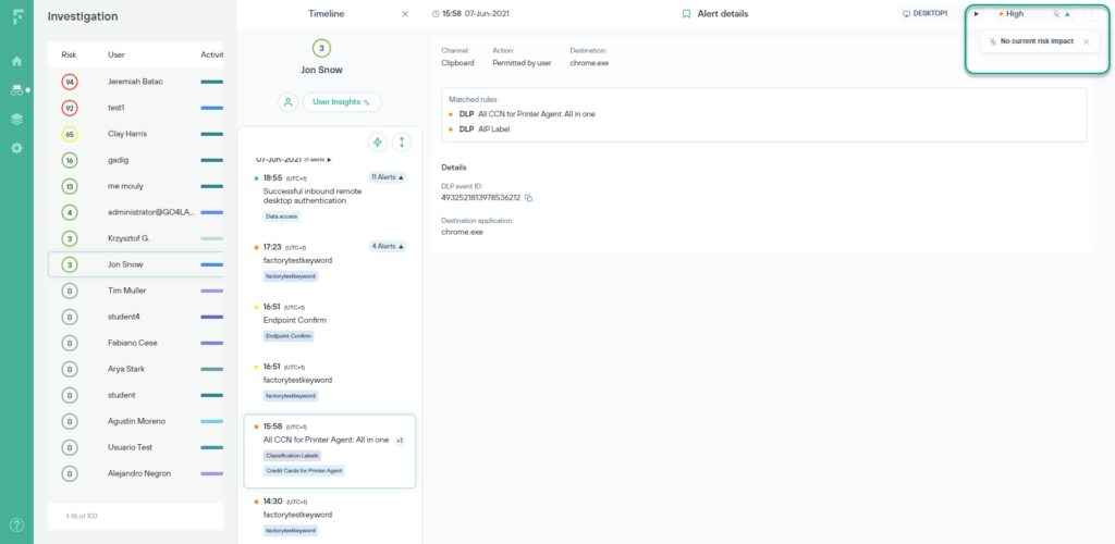 Forcepoint screenshot - Guide des 10 meilleurs logiciels de prévention des intrusions de 2026