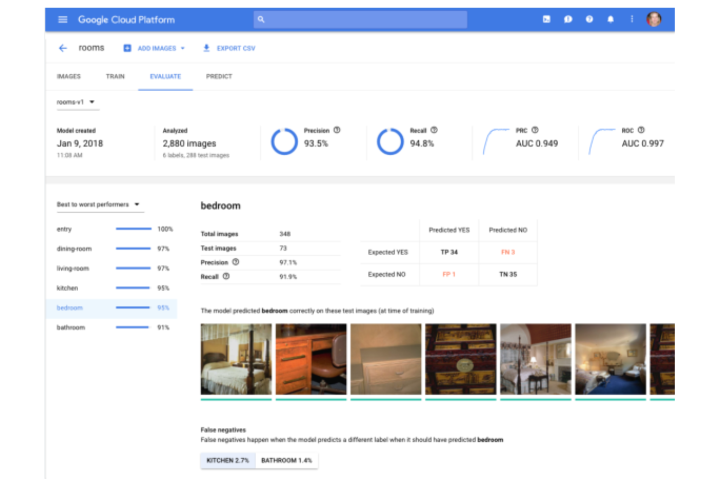 Google Cloud AutoML Vision screenshot - Guide des 10 meilleurs logiciels de reconnaissance d’image de 2026