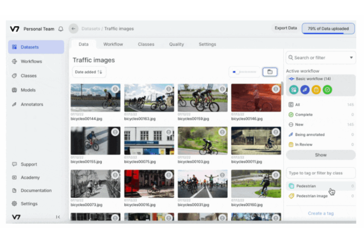 V7 screenshot - Guide des 10 meilleurs logiciels de reconnaissance d’image de 2026