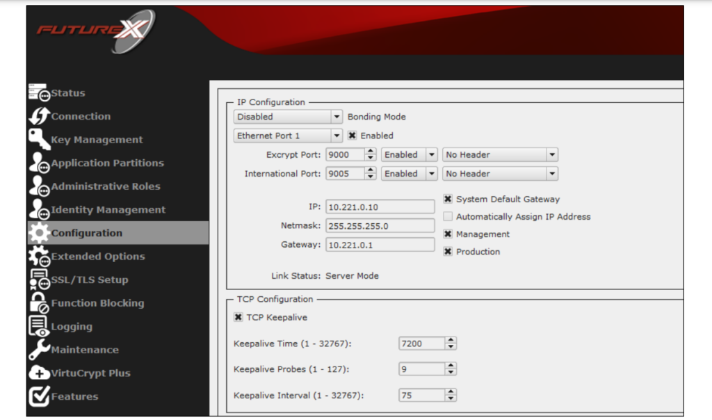 Futurex screenshot - Révélation des 25 meilleurs fournisseurs HSM : guide du CTO
