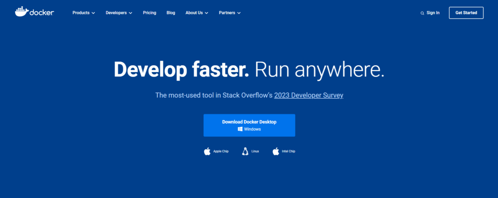 Docker screenshot - 10 meilleurs outils IAC évalués en 2026