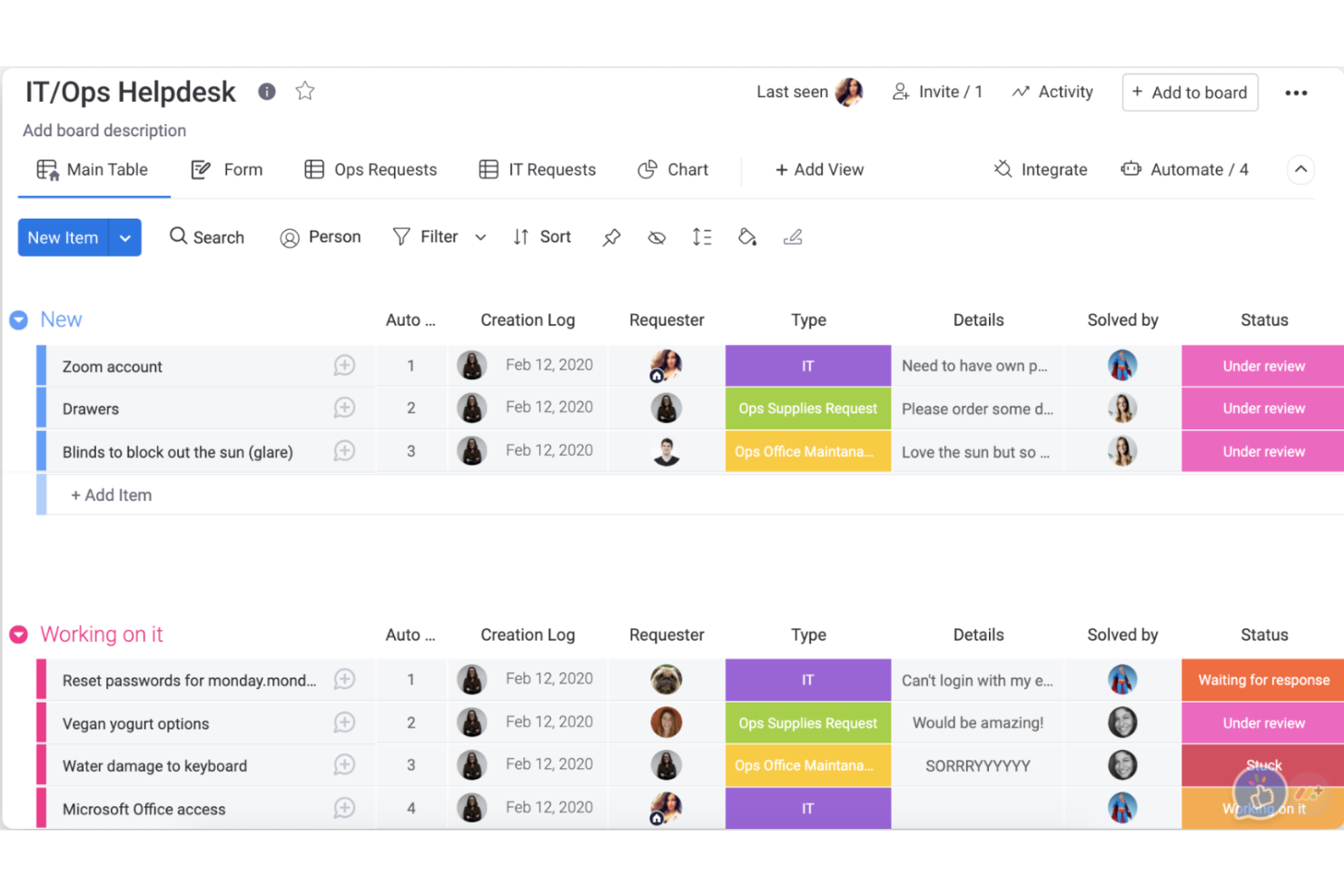 monday service screenshot - Ranking der 10 besten Helpdesk-Softwarelösungen 2026
