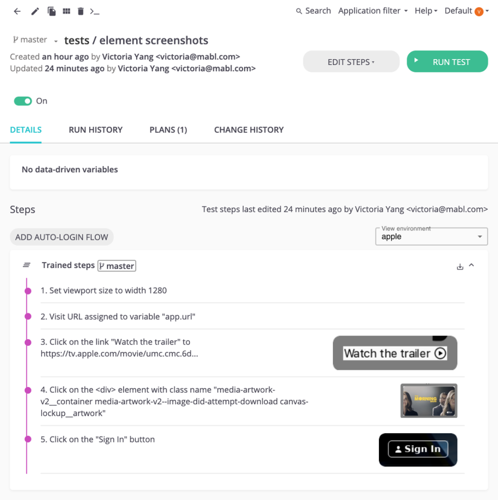 Mabl screenshot - Die ultimative Liste der 10 besten DevSecOps-Tools 2026