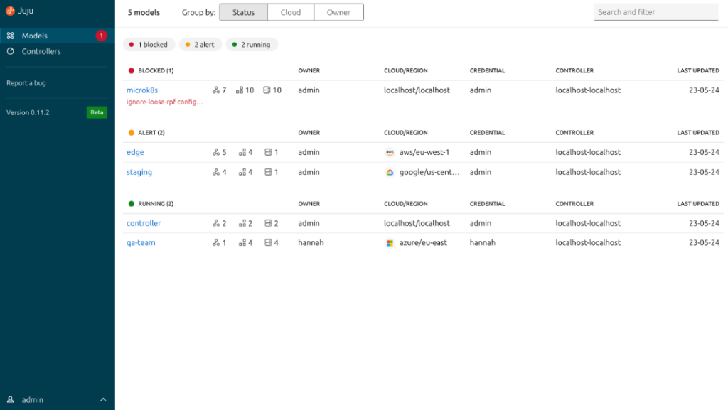 Juju screenshot - Die ultimative Liste: 10 besten Deployment-Softwares für 2026