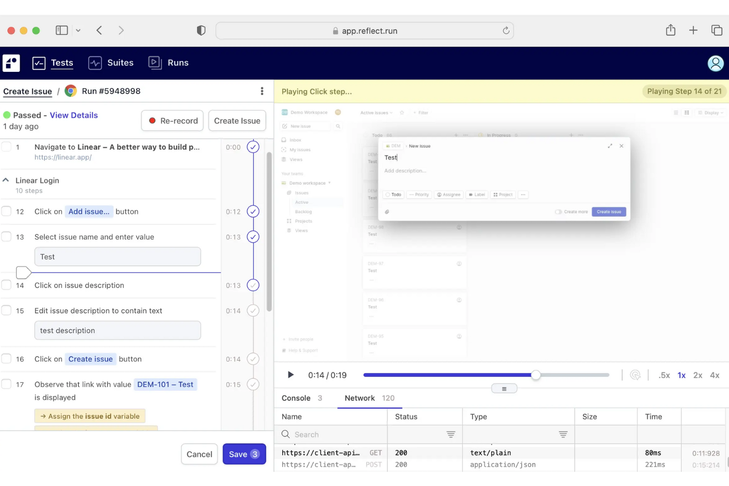 Reflect screenshot - 10 meilleurs outils d’automatisation DevOps passés en revue en 2026