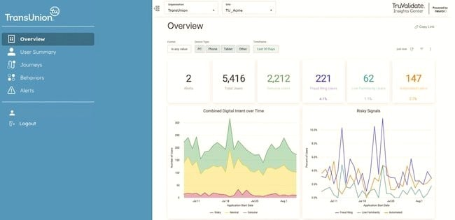 TruValidate screenshot - 10 Meilleurs Logiciels de Détection de Fraude pour la Sécurité en 2026