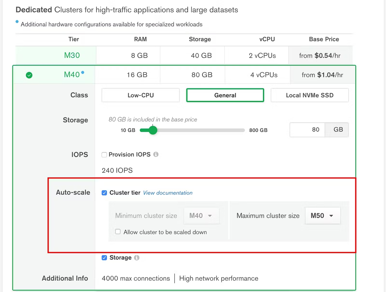 MongoDB Atlas screenshot - 10 meilleurs fournisseurs de base de données en tant que service en 2026