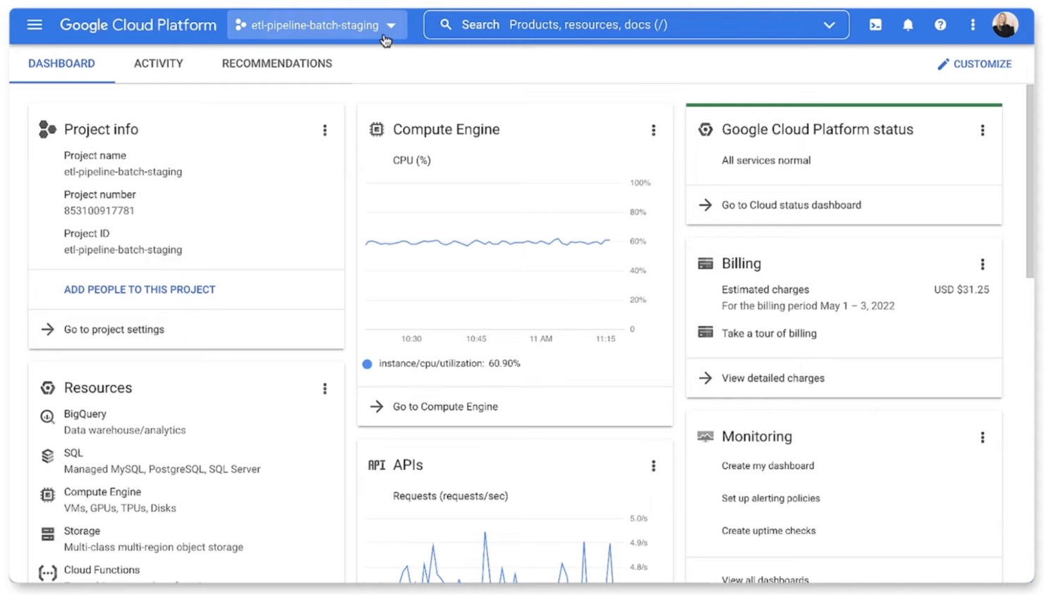 Google BigQuery screenshot - 15 Meilleurs Logiciels d’Entrepôt de Données de 2026
