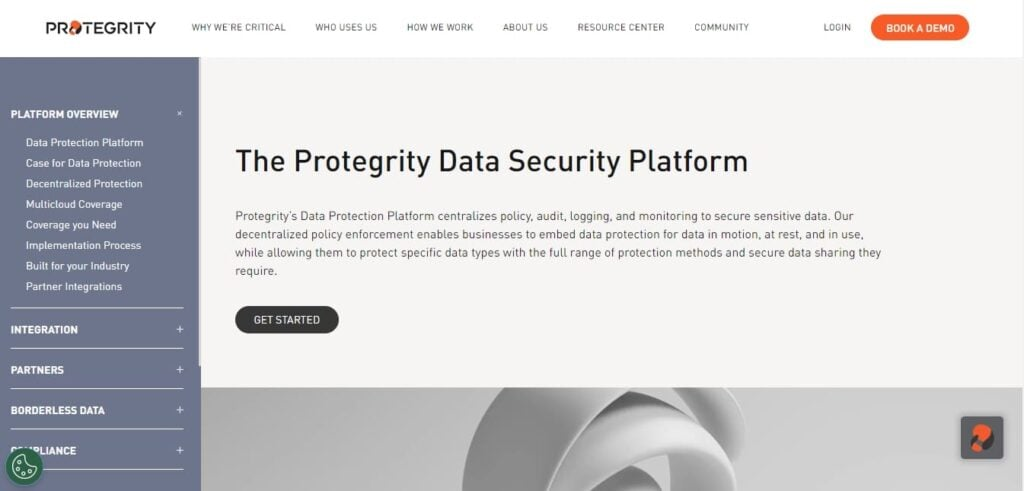 Protegrity screenshot - 10 Meilleurs Logiciels de Masquage de Données Passés en Revue en 2026