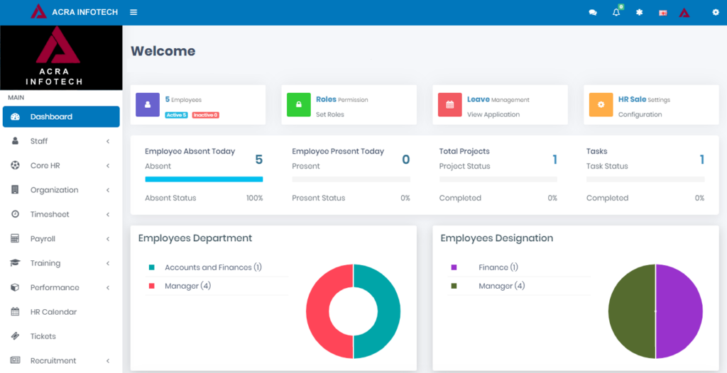 Acra screenshot - 10 meilleurs outils logiciels de sécurité des données pour 2026