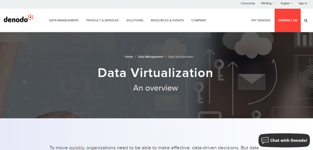 Denodo Platform screenshot - 10 Beste Data-Virtualisierungssoftware für 2026