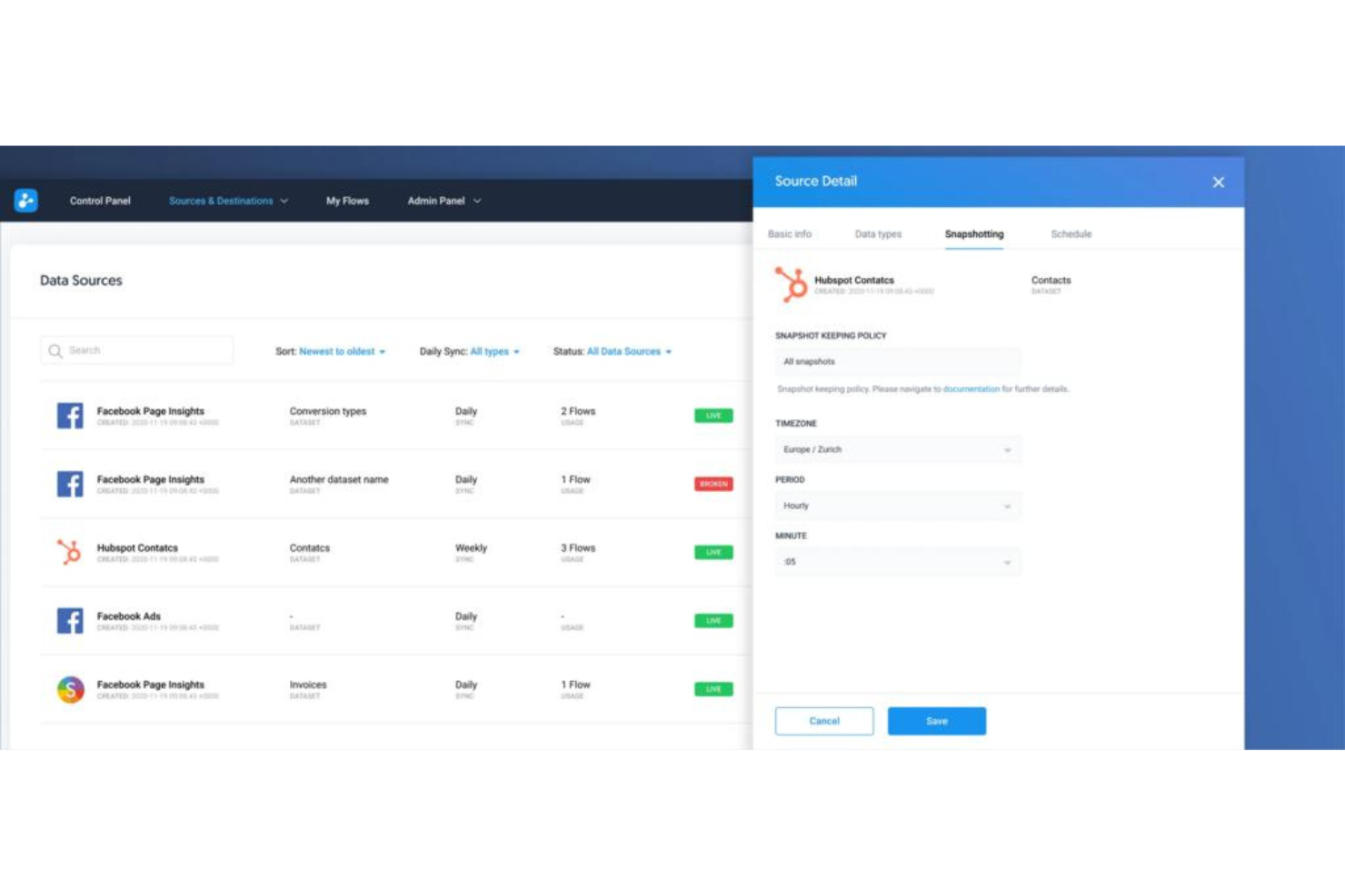 Dataddo screenshot - 1 Meilleurs Outils de Logiciels d’Extraction de Données Pour 2026